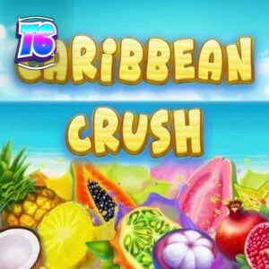 Tampilan visual slot Caribbean Crush dengan tema tropis